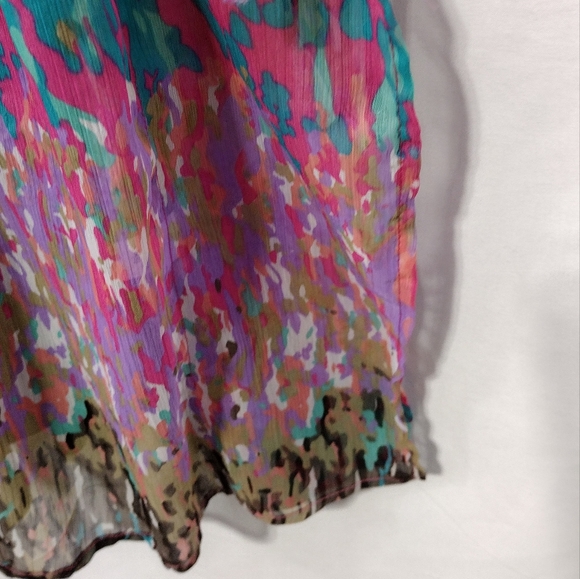 NWT Club Z Colletion Artsy Dress Women's M Multicolor Retro 90s Y2K Party - Picture 4 of 10